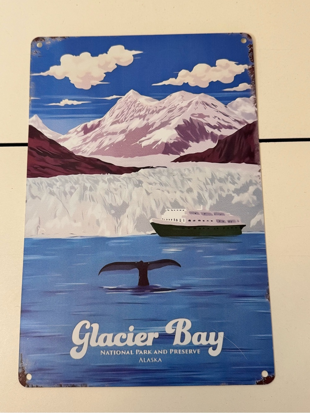 Glacier Bay Wall Art Sign - Scenic